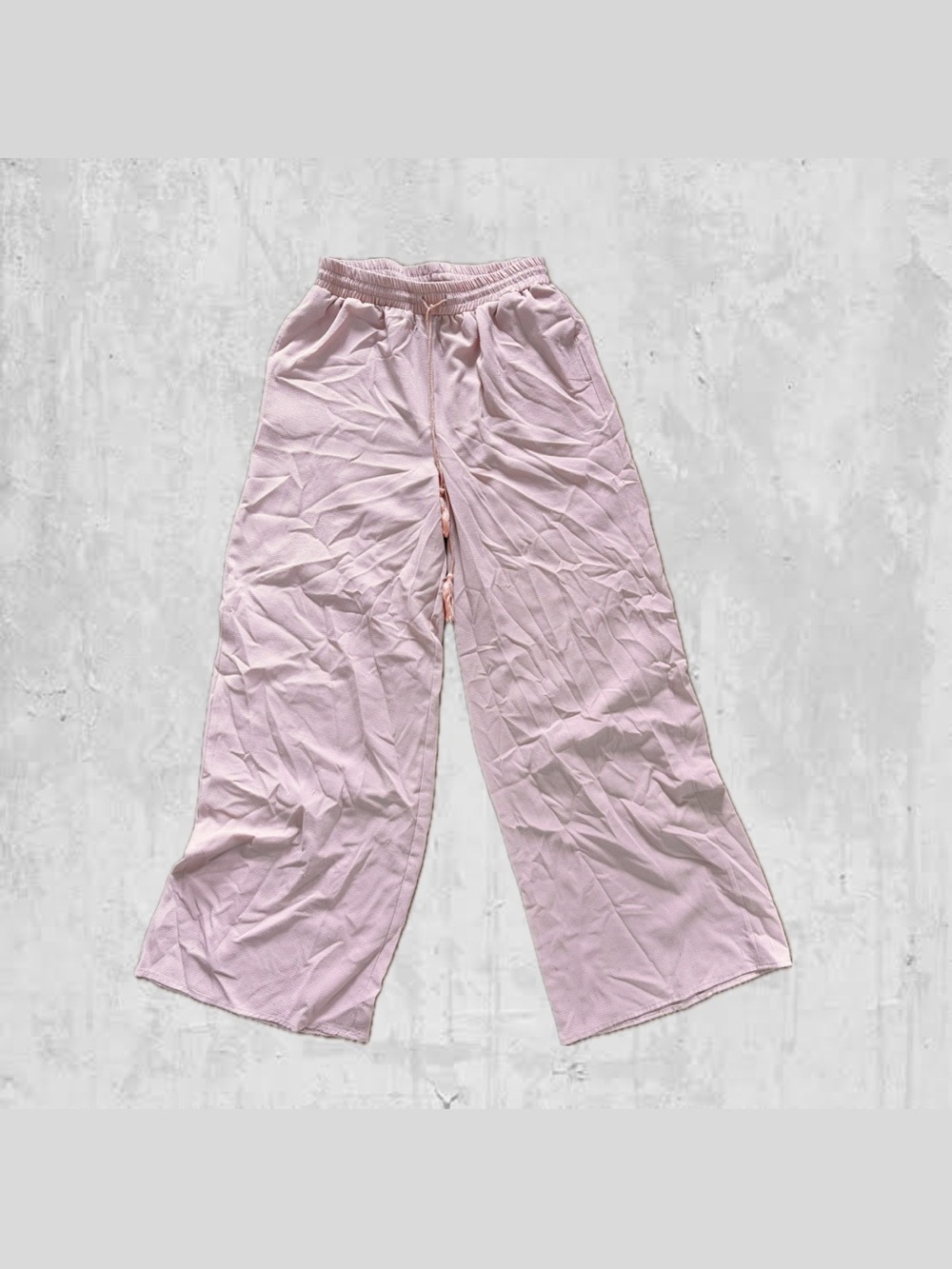 Revamped Wide-Leg Lounge Pants - Light Pink